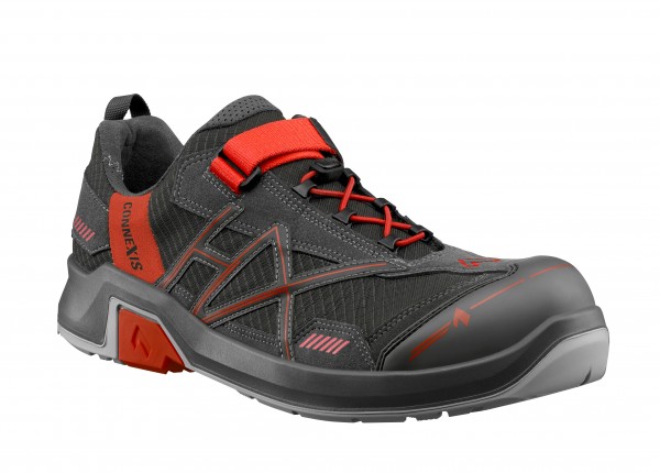 HAIX CONNEXIS Safety T S1 low grey-red